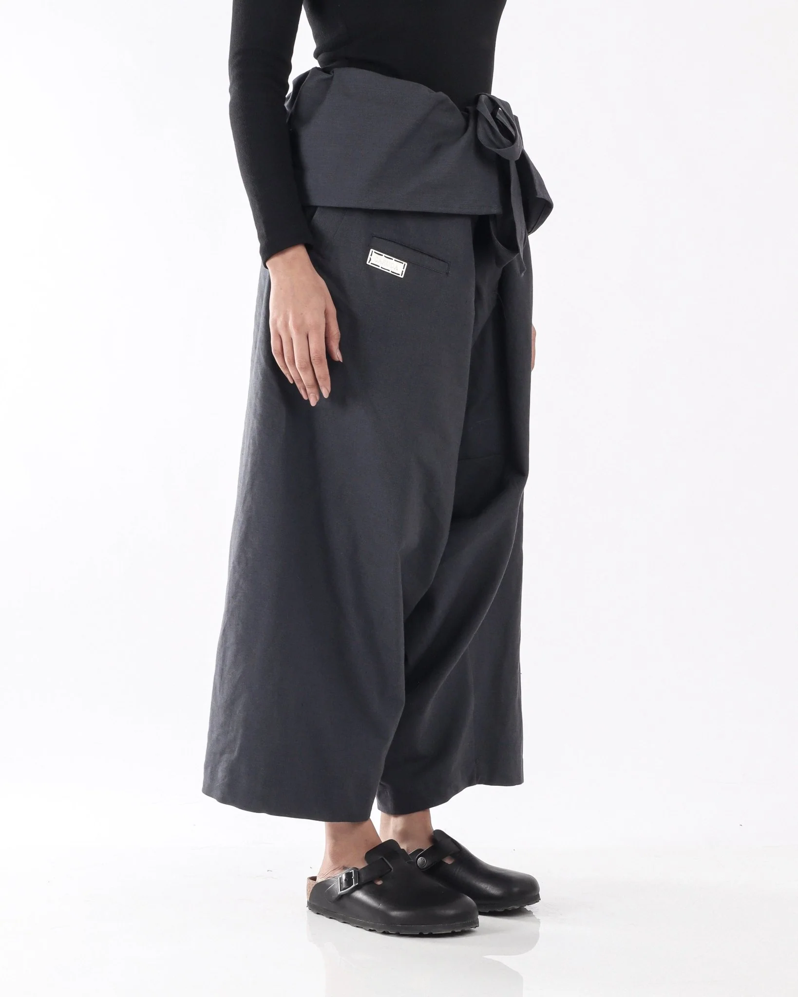 2022 Salwar V2 - Grey Cotton Linen - Image 2