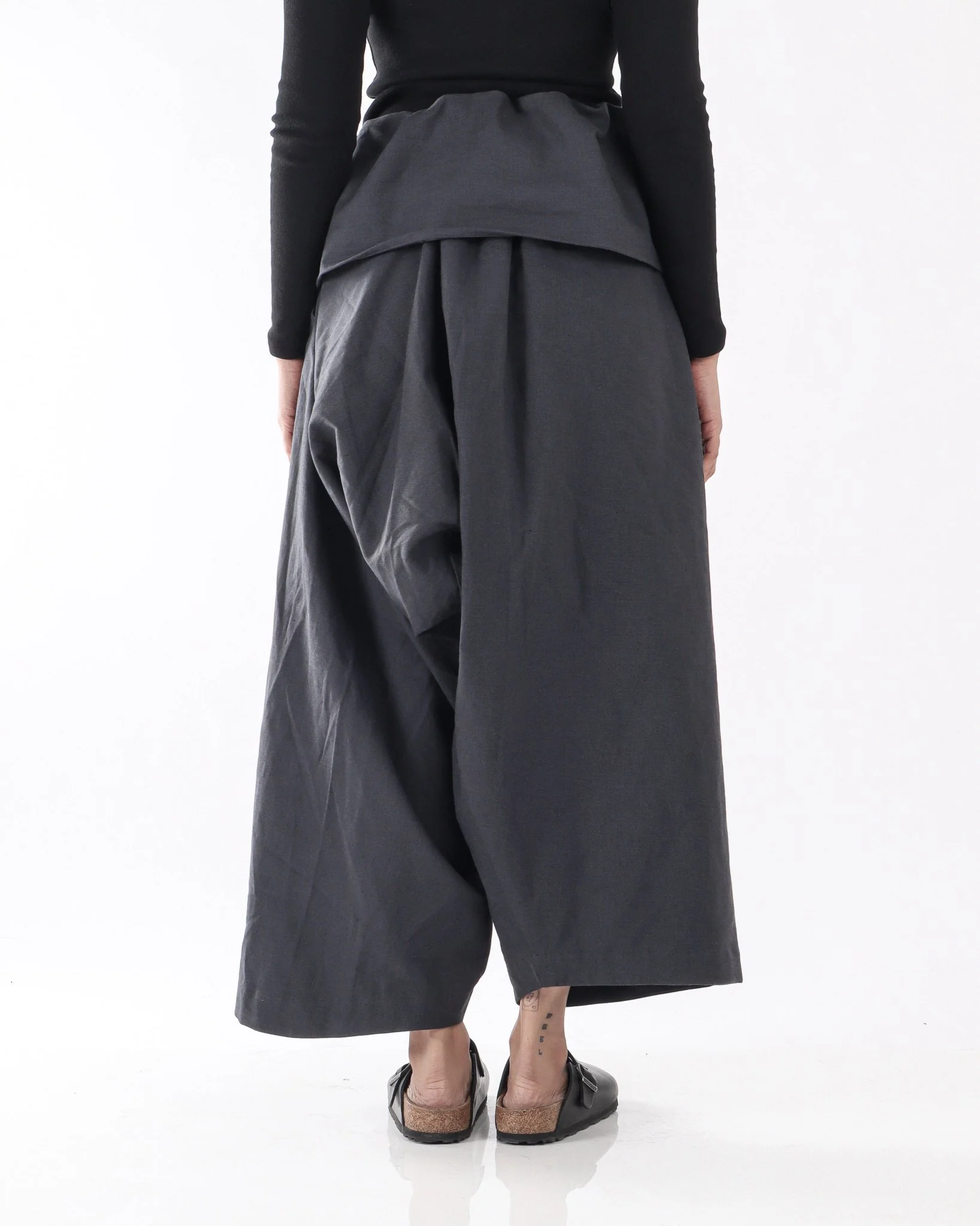 2022 Salwar V2 - Grey Cotton Linen - Image 3