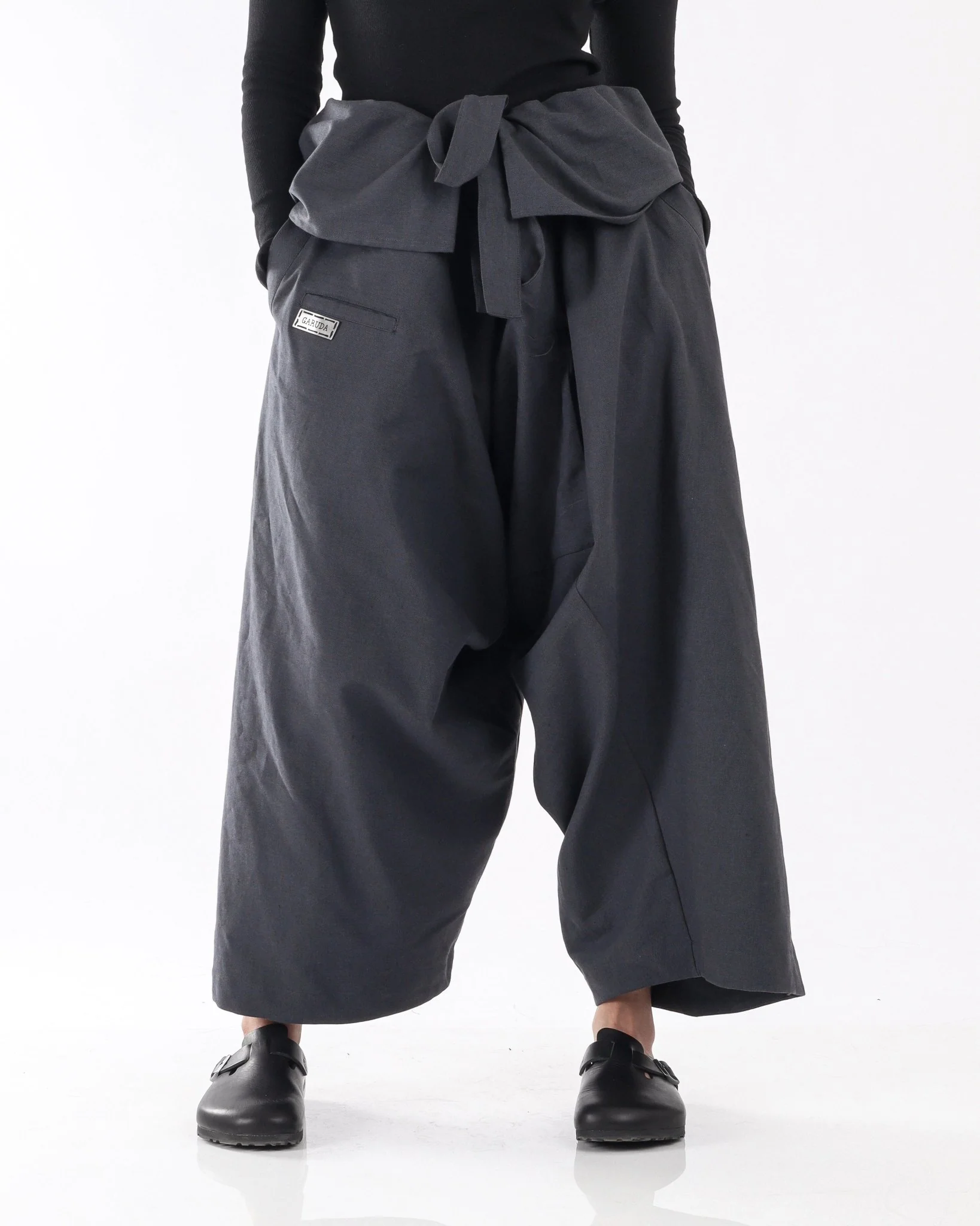 2022 Salwar V2 - Grey Cotton Linen - Image 4