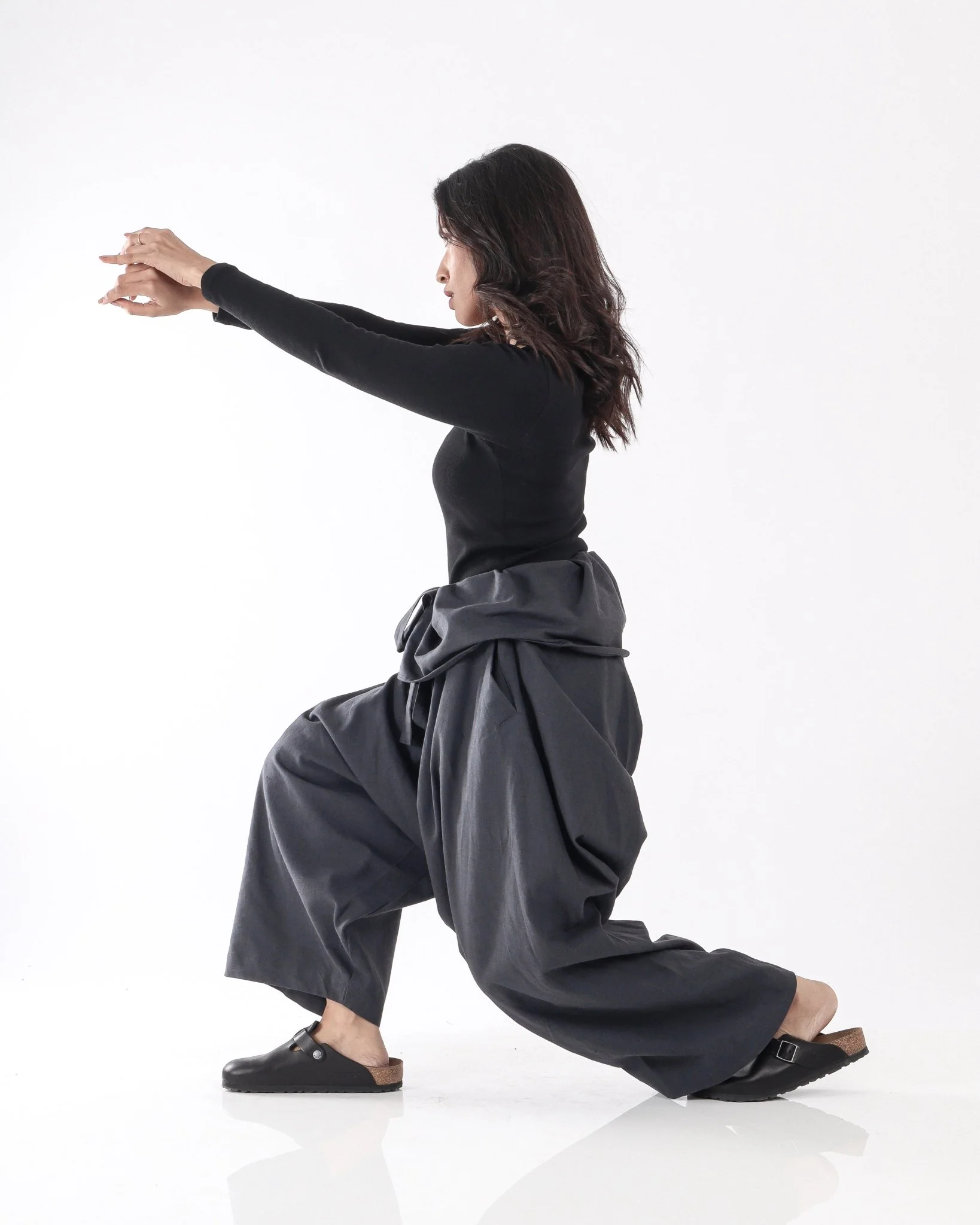 2022 Salwar V2 - Grey Cotton Linen - Image 7