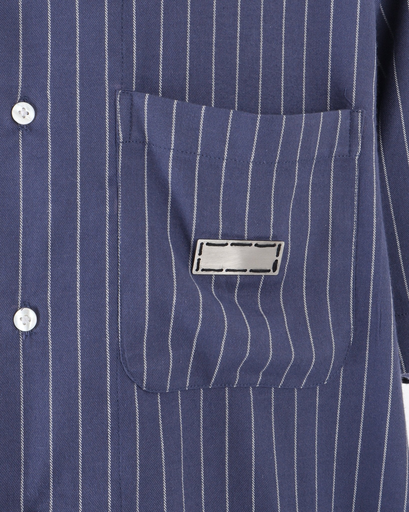 2024 Camp Collar - Blue Pinstripe - Image 13
