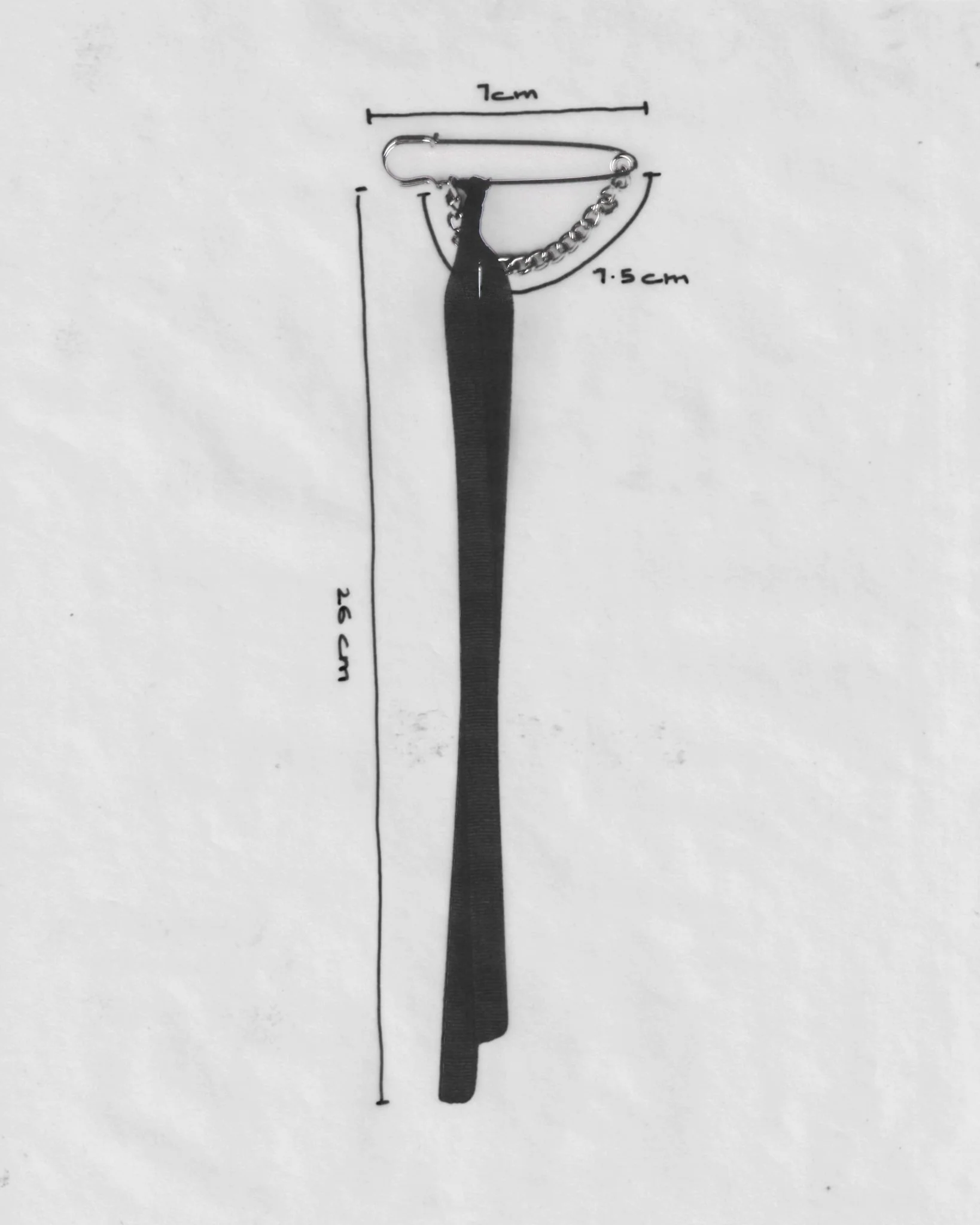 Brooch #1 - Stainless Steel - Image 3