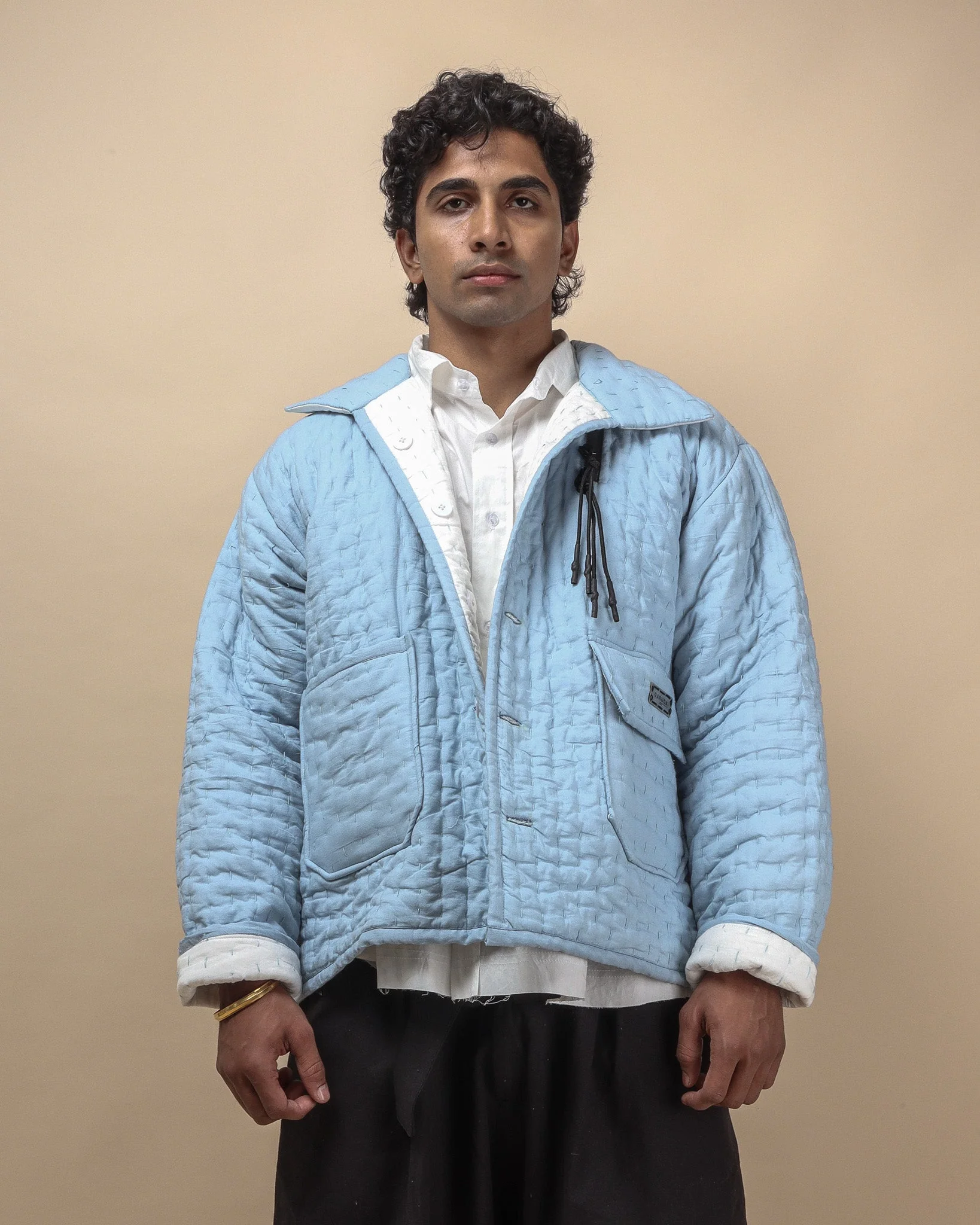 Quilted Kantha Jacket - Image 11