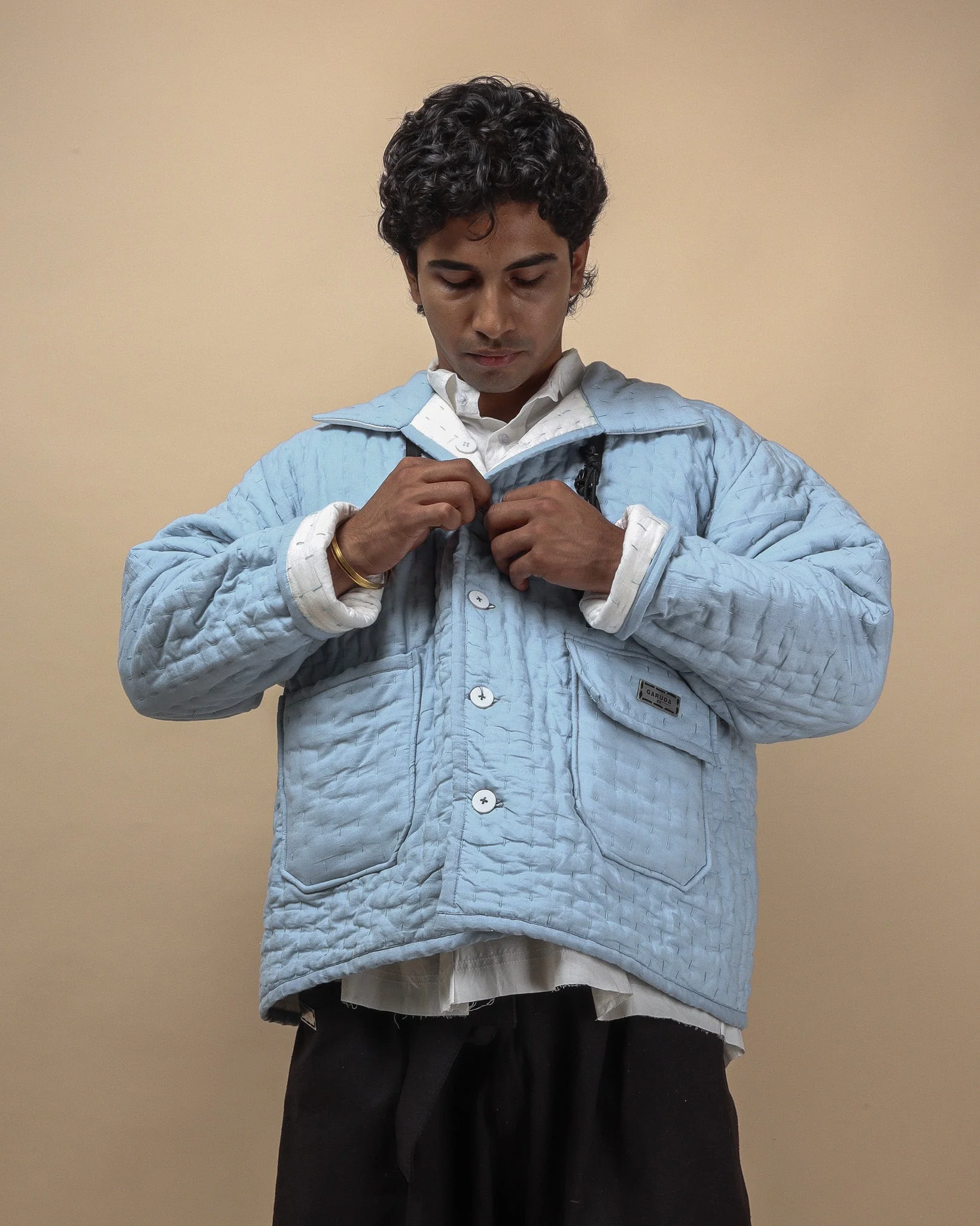 Quilted Kantha Jacket - Image 13