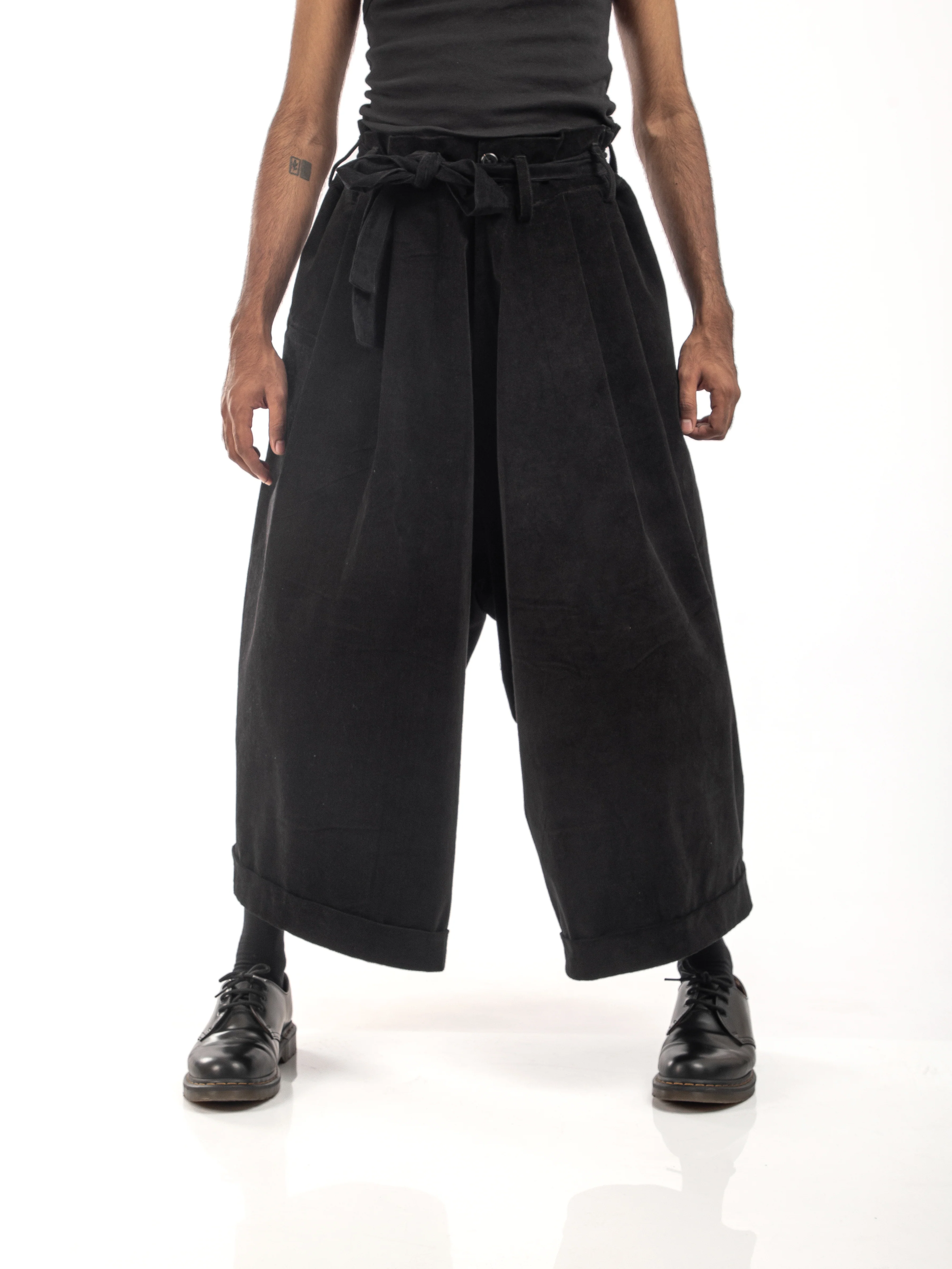 CORDUROY DROP CROTCH TROUSER - Image 5