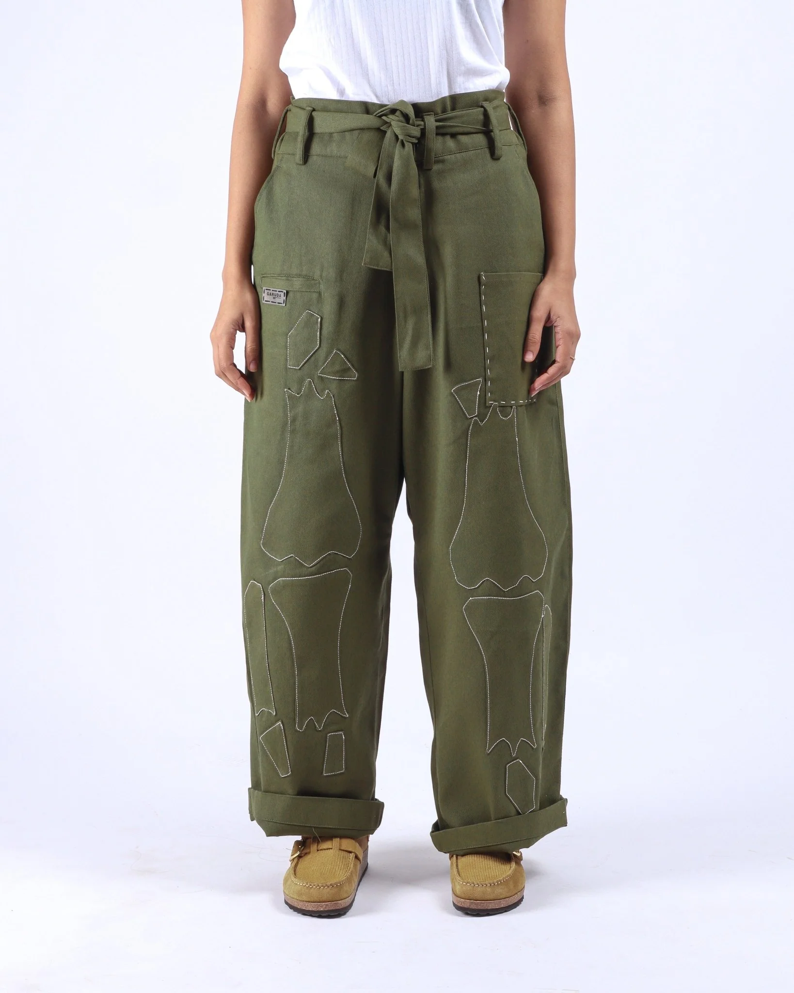 Double Knee Pant - Olive/Olive - Limited Edition - Image 3