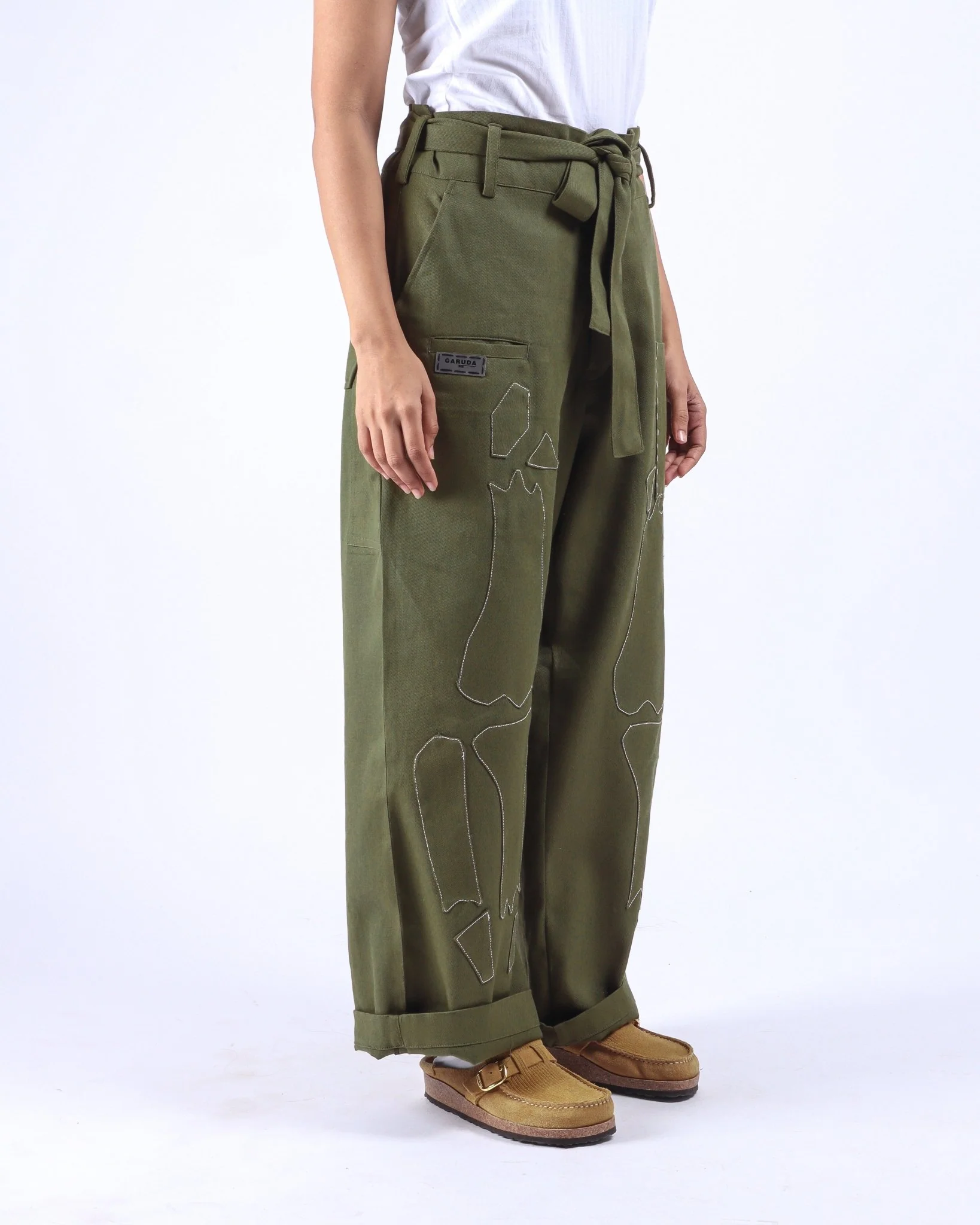 Double Knee Pant - Olive/Olive - Limited Edition - Image 4