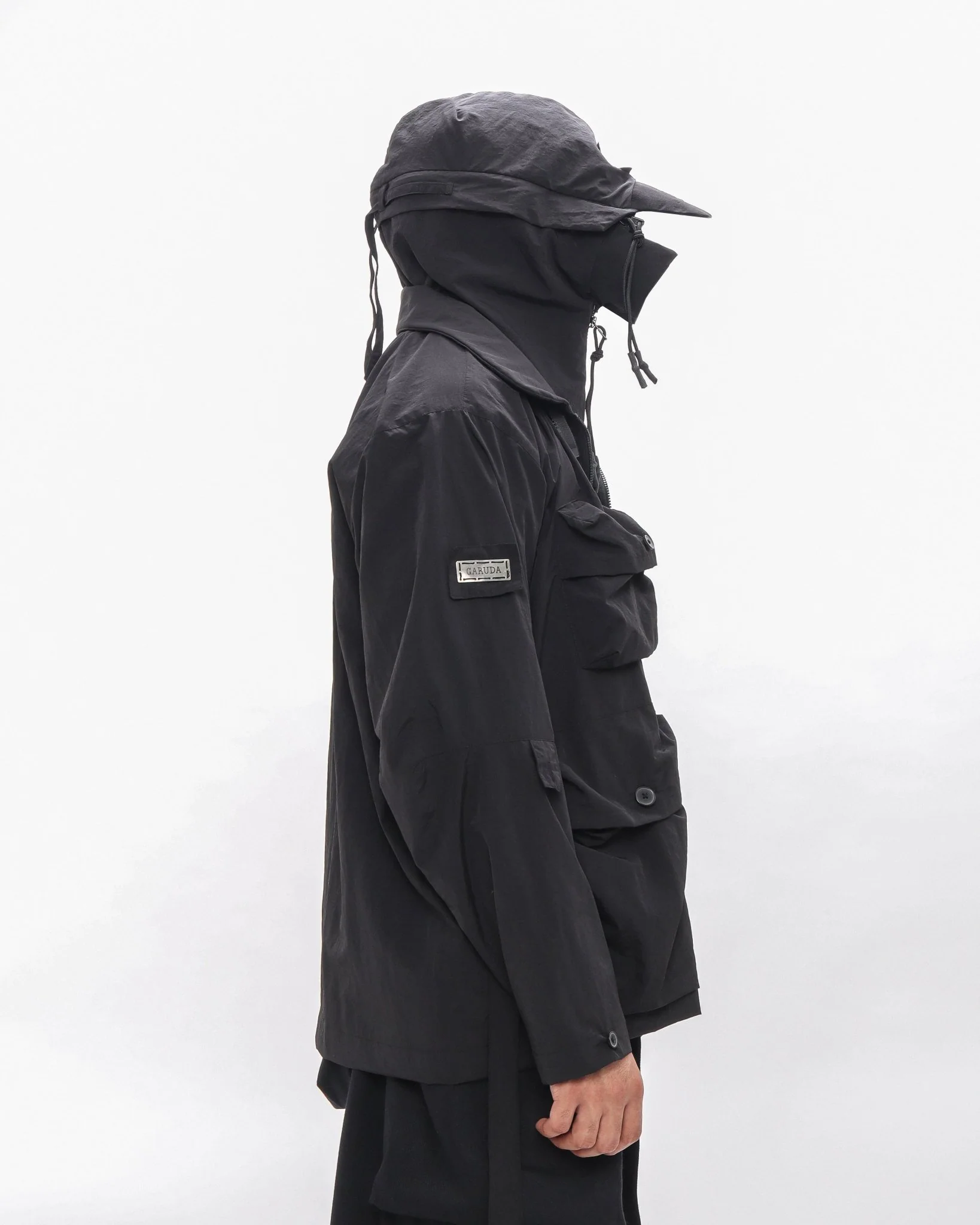 Polyester Field Jacket - Black - Image 12