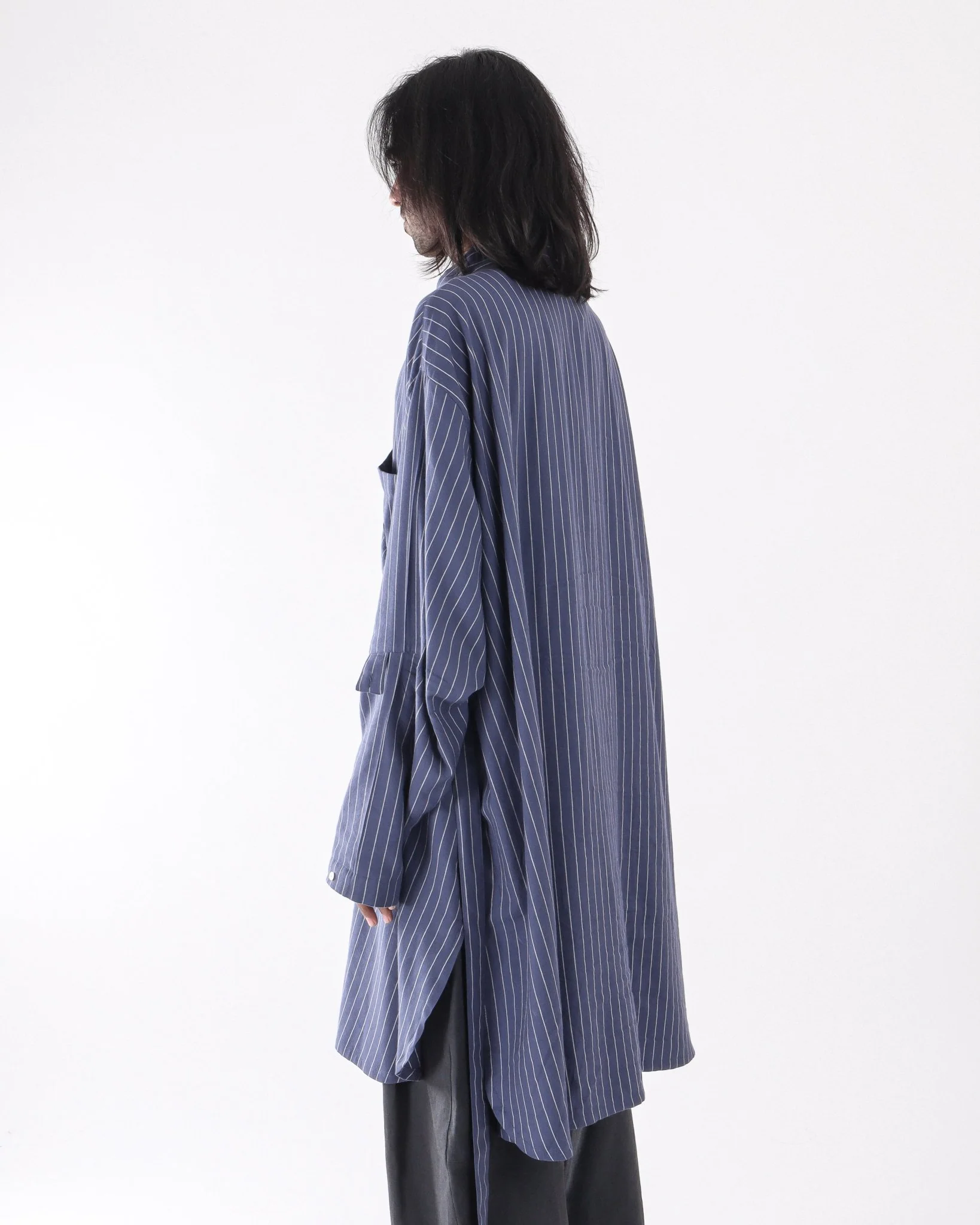 Tunic V2 - Blue Pinstripe - Image 4